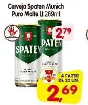 Cercadão Cerveja Spaten Munich Puro Malte Lt 269ml oferta