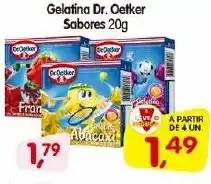 Cercadão Gelatina Dr. Oetker Sabores 20g oferta