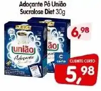 Cercadão Adoçante Pó União Sucralose Diet 30g oferta