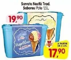 Cercadão Sorvete Nestlé Trad. Sabores Pote 1,5L oferta