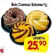 Cercadão Bolo Cremoso Sabores Kg oferta