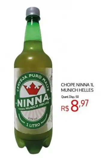 Bistek Supermercados CHOPE NINNA 1L MUNICH HELLES oferta