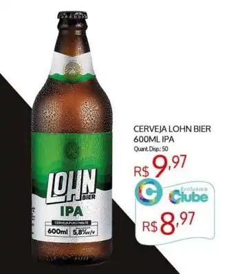 Bistek Supermercados CERVEJA LOHN BIER 600ML IPA oferta