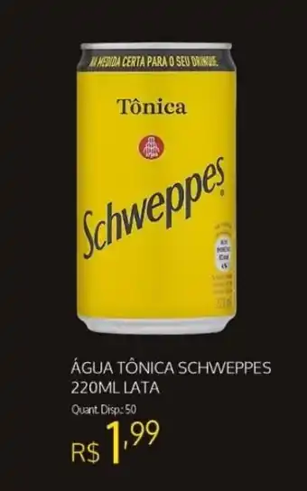 Bistek Supermercados ÁGUA TÔNICA SCHWEPPES 220ML LATA oferta