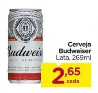 Carrefour Cerveja Budweiser Lata, 269ml oferta