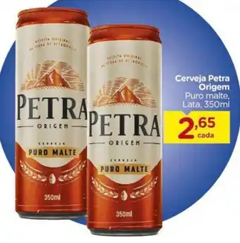 Carrefour Cerveja Petra Origem Puro malte, Lata, 350ml oferta