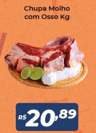 Atakarejo Chupa Molho com Osso 1kg oferta