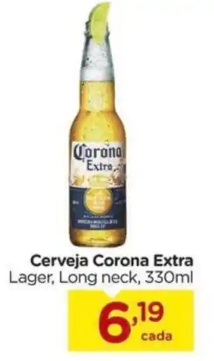 Carrefour Cerveja Corona Extra Lager, Long neck, 330ml oferta