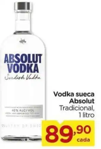 Carrefour Vodka Absolut Tradicional, 1 litro oferta