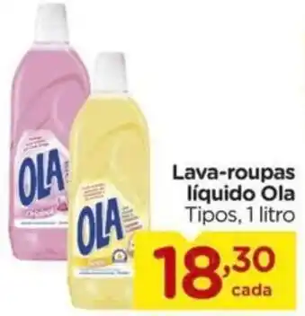 Carrefour Lava-roupas líquido Ola Tipos, 1 litro , oferta