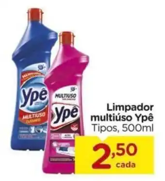 Limpador multiuso Ypê Tipos, 500ml