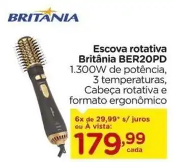 Carrefour Escova rotativa Britânia BER20PD oferta