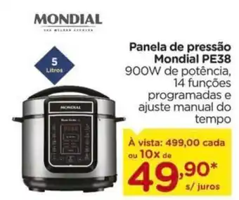 Carrefour Panela de pressão Mondial PE38 oferta
