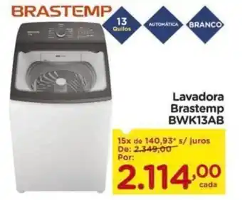 Carrefour Lavadora Brastemp BWK13AB oferta