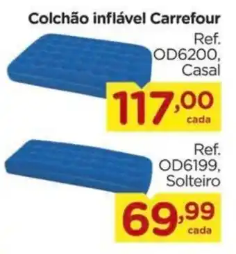 Carrefour Colchão inflável Carrefour casal oferta