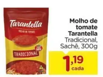 Carrefour Molho de tomate Tarantella Sachê, 300g oferta