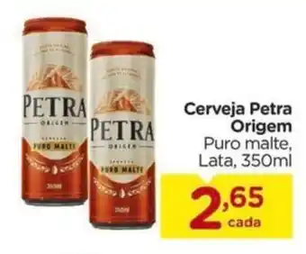 Carrefour Cerveja Petra Origem Puro malte, Lata, 350ml oferta