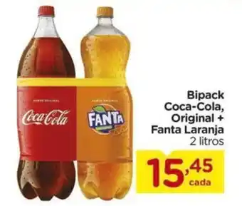 Carrefour Bipack Coca-Cola, Original + Fanta Laranja 2 litros oferta