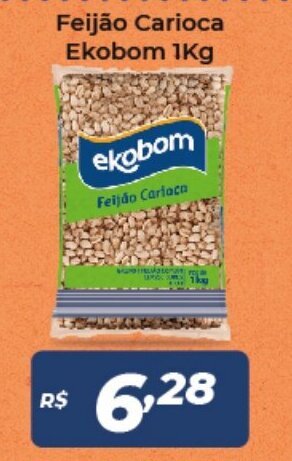 Atakarejo Feijao Carioca Ekobom 1kg oferta