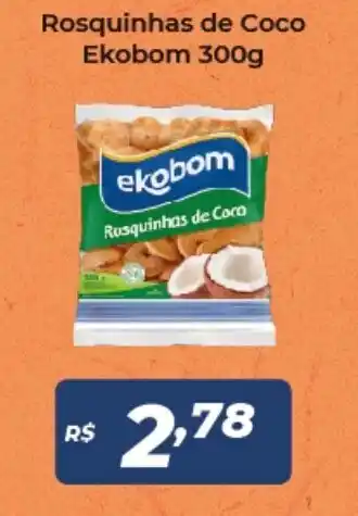 Atakarejo Rosquinhas de Coco Ekobom 300g oferta