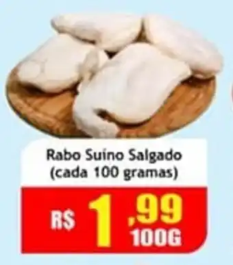 Rabo Suino Salgado (cada 100 gramas)