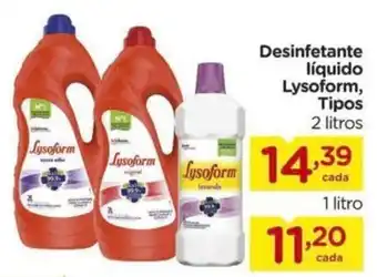 Carrefour Desinfetante líquido Lysoform, Tipos 2 litros oferta