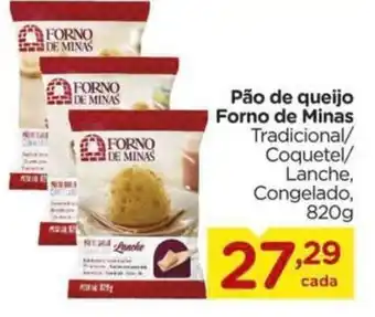 Carrefour Pão de queijo Forno de Minas 820g oferta