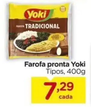 Carrefour Farofa pronta Yoki Tipos, 400g oferta
