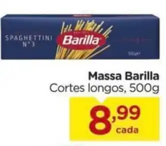 Carrefour Massa Barilla Cortes longos, 500g oferta