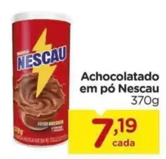 Carrefour Achocolatado em pó Nescau 370g oferta