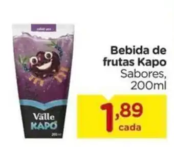 Carrefour Bebida de frutas Kapo Sabores, 200ml oferta