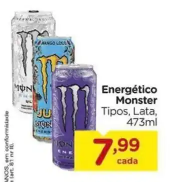 Carrefour Energético Monster Tipos, Lata, 473ml oferta