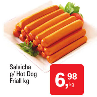 Mineirão Atacarejo Salsicha p/ Hot Dog Friall 1kg oferta