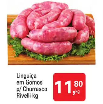 Linguica em Gomos p/ Churrasco Rivelli 1kg