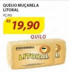 Assaí Atacadista Queijo Muçarela Litoral 1kg oferta