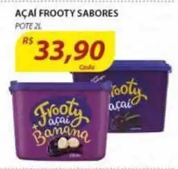 Açaí Frooty Sabores Pote 2L