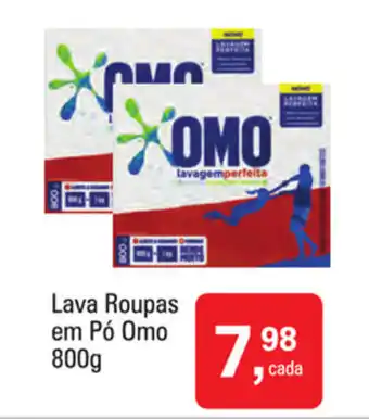 Mineirão Atacarejo Lava roupas em po Omo 800g oferta
