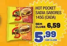 Costazul Supermercados Hot pocket sadia sabores 145g (cada) oferta