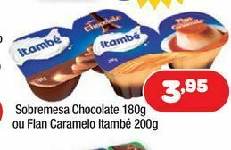 Costazul Supermercados Sobremesa chocolate 180g ou flan caramelo itambé 200g oferta