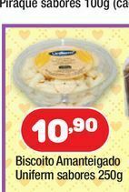 Biscoito amanteigado uniferm sabores 250g