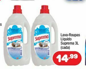 Costazul Supermercados Lava-roupas líquido suprema 3l (cada) oferta