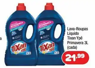 Costazul Supermercados Lava-roupas líquido tixan ypê primavera 3l (cada oferta