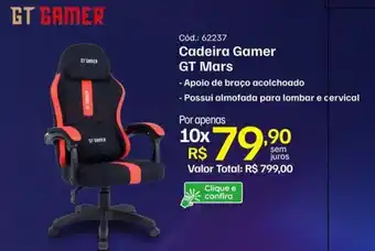 Ibyte Cadeira Gamer GT Mars oferta
