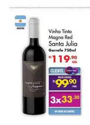 Vinho Tinto Magna Red Santa Julia 750ml