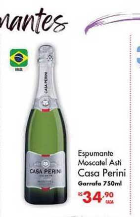 Muffato Espumante Moscatel Asti Casa Perini 750ml oferta