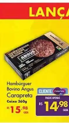 Muffato Hambúrguer Bovino Angus Carapreta 360g oferta