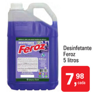 Mineirão Atacarejo Desinfetante Feroz 5L oferta
