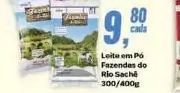 Rede Multi Market Leite Em Pó Fazendas Do Rio Sachê 300/400g oferta