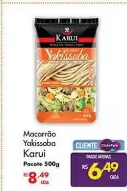 Muffato Macarrão Yakissoba Karui 500g oferta