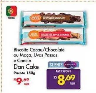 Muffato Biscoito Cacau-chocolate Ou Maça Uvas Passas E Canela Dan Cake oferta